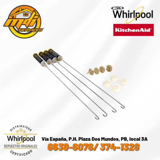 SUSPENSION LAVADORA WHIRLPOOL ORIGINAL W10780045 W910010083